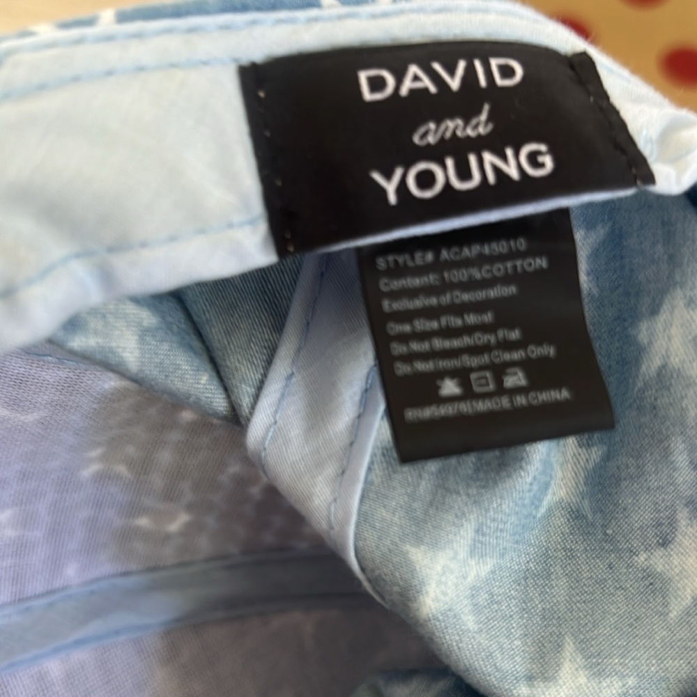 David and Young American Flag Studded Cap - Picture 3 of 8